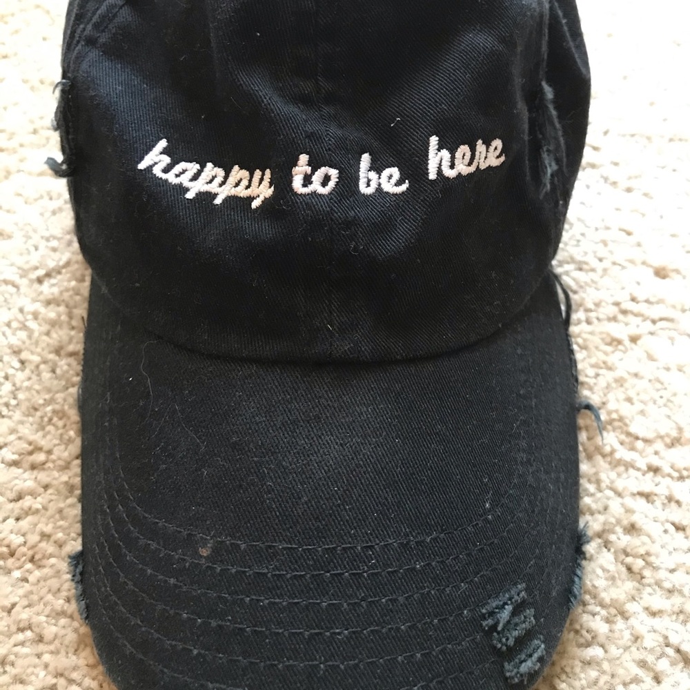 Happy to be here hat